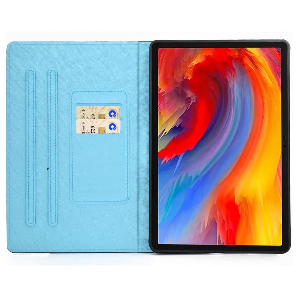 For Lenovo Tab M11/Xiaoxin Pad 11 2024 Leather Case Pattern Printing Tablet Cover with Card Slots