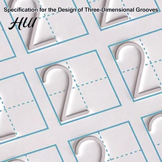 Handschrift-Übungsbuch-Set Rillenschrift-Übungsheft für Kinder von 3-5 Jahren Übungs-Kopiervorlage Spaßige Aktivitäten Junge Lerner