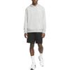 Nike Felpa con cappuccio da uomo con logo stampato a tinta unita Grigio CZ7858-063