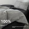 Pure Cotton Bedding Four-piece Set Skin-friendly and Breathable Washed Sheets Quilt Covers Pillowcases