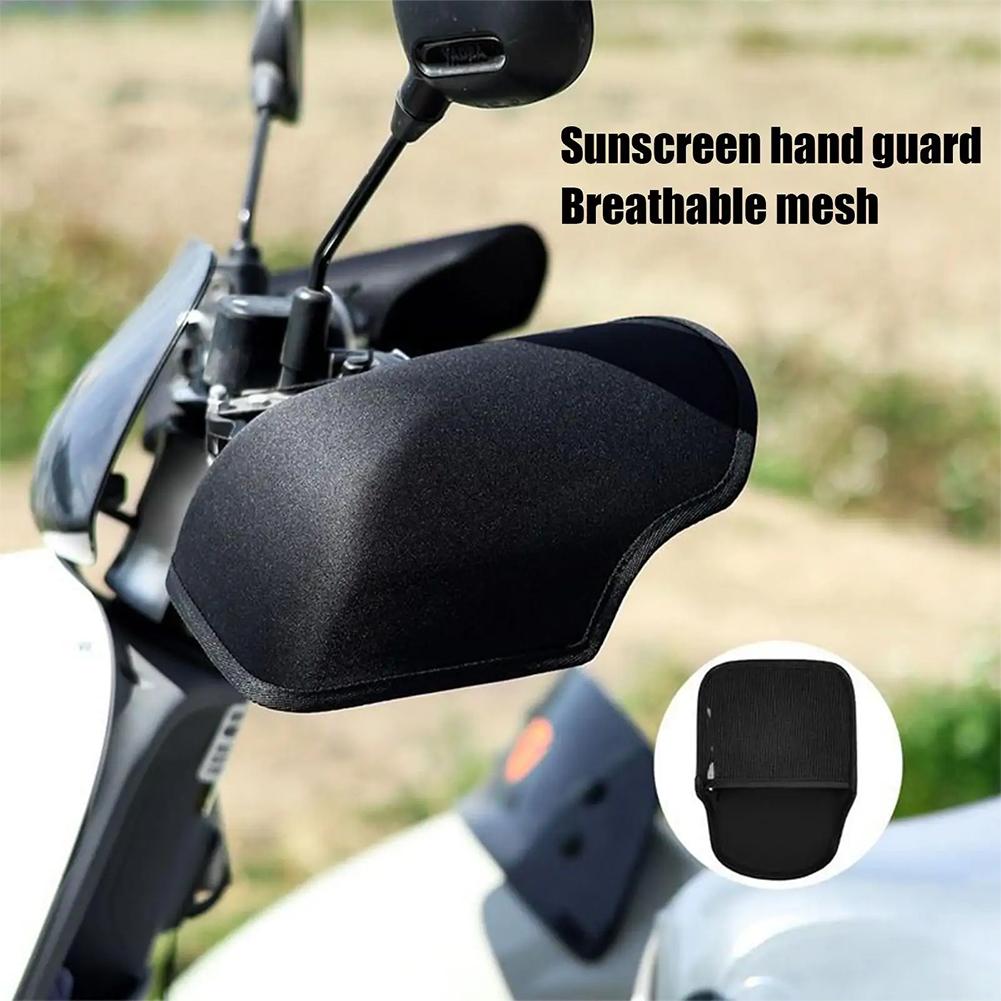 Motorcycle Handlebar Muffs Electric Vehicle Sun Protection Covers Gloves Windproof Hand Waterproof Grip Accessories Mittens L2X7