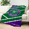 Arte sportiva fresca W-WimbledonS C-Campionati Calda coperta in flanella morbido peluche per divano soggiorno camera da letto regalo da viaggio