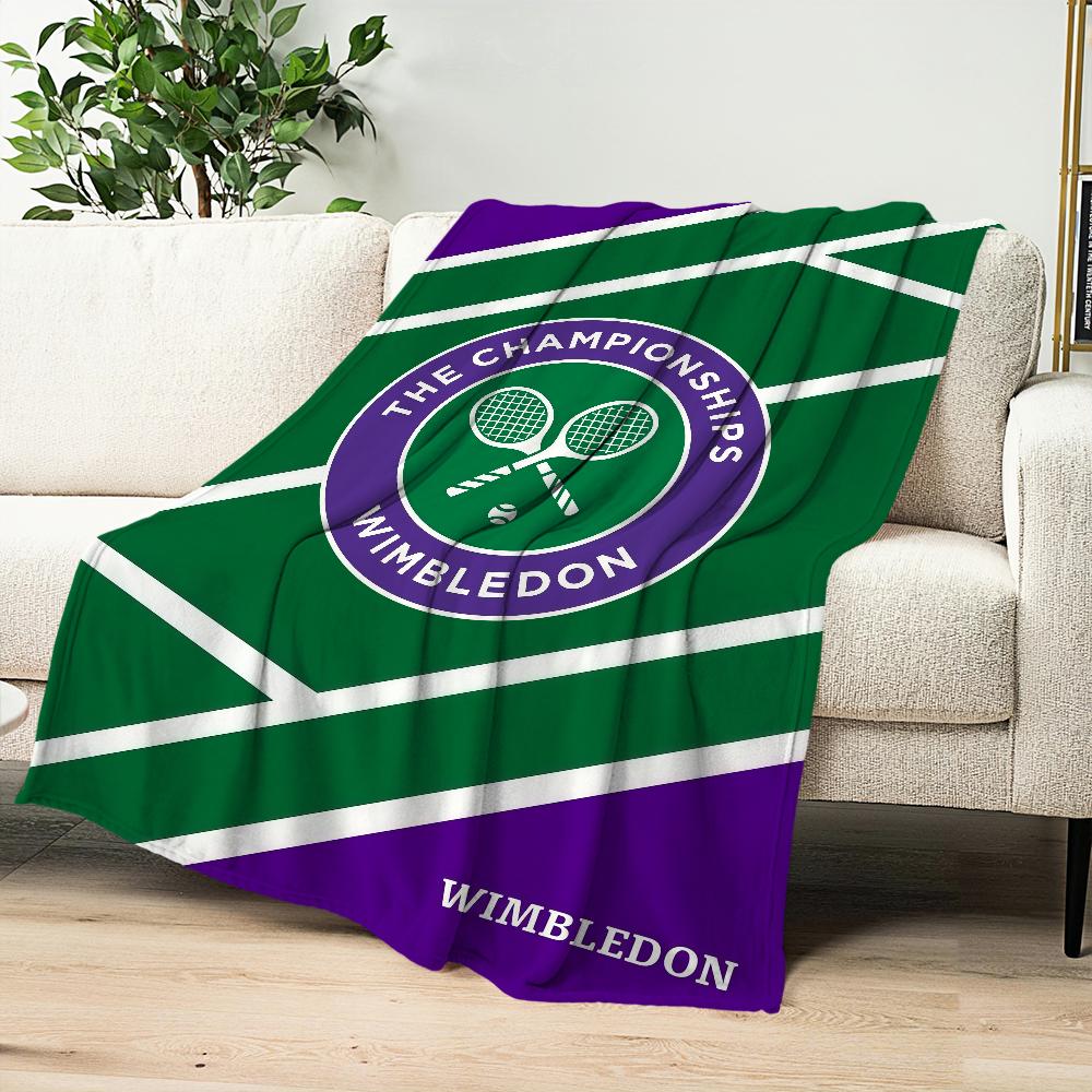 Arte sportiva fresca W-WimbledonS C-Campionati Calda coperta in flanella morbido peluche per divano soggiorno camera da letto regalo da viaggio