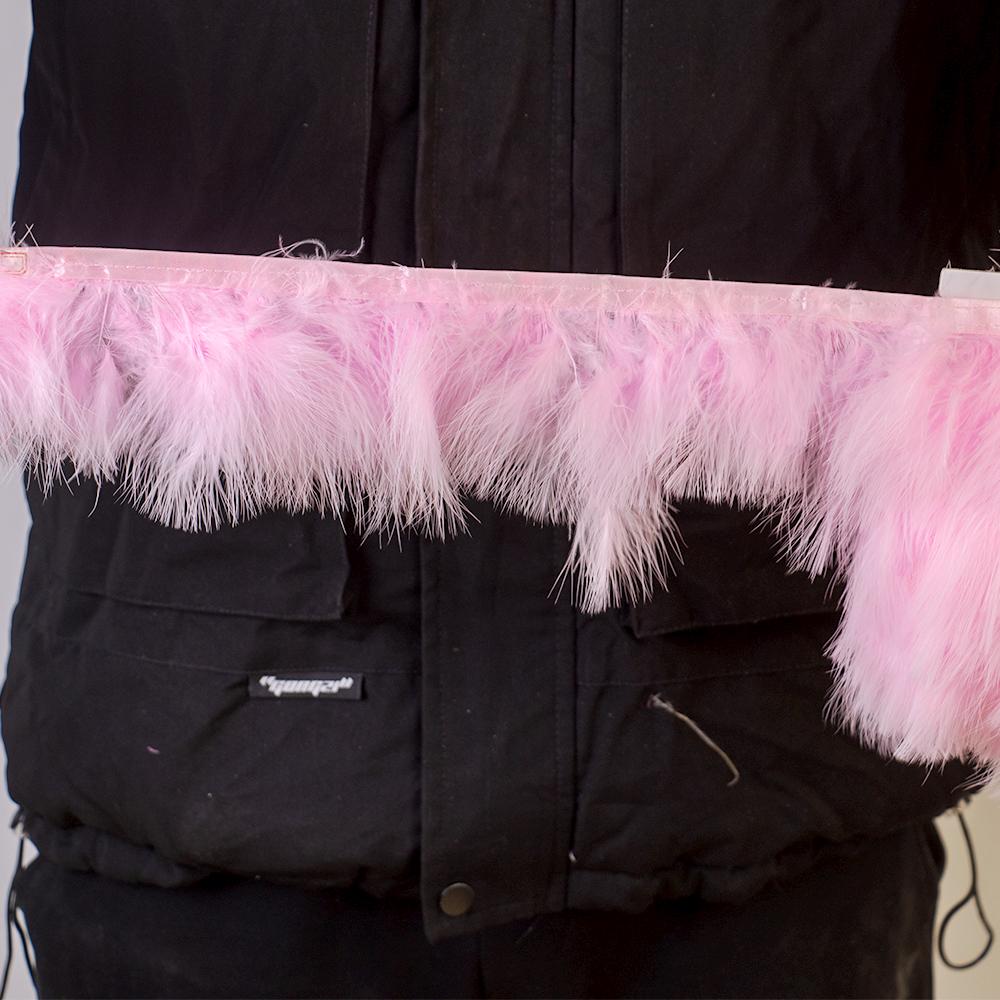 1Meter Fluffy Red Marabou Feather Trim Turkey Feathers For Crafts Ribbon Width 6-8" Turkey Plumes Fringe Diy Wedding Decoration