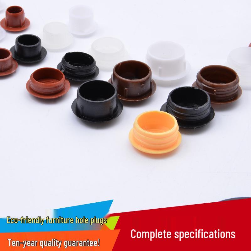 Konse Glue Plastic Screw Decorative Hole Cover for Furniture
