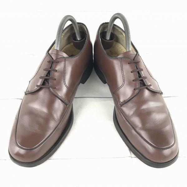 70s-80s Vintage Canada Made/JARMAN/Leather U-Tip Goodyear Welt Shoes/7/25.0/Brown/Dress(USED)