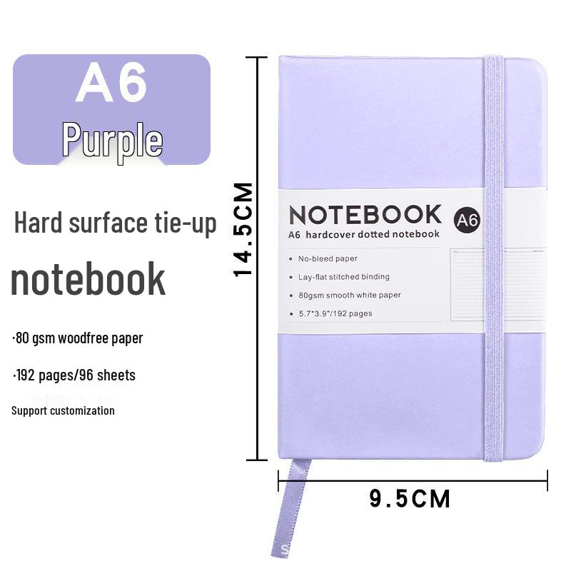 Custom A5 PU Notebook with Strap - Portable, Logo-Printable Business Journal, A6 Size Available