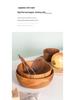 Large Japanese Acacia Wood Bowl - Salad, Rice, or Soup