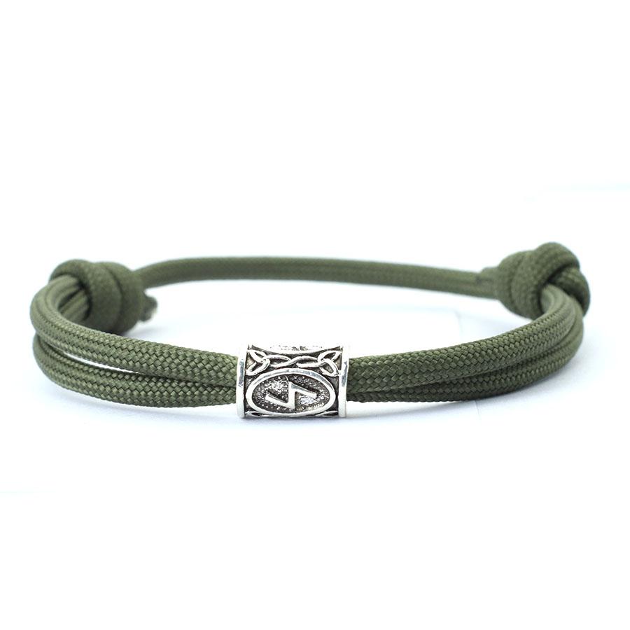 

Norwegian Viking Characters Bracelet For Men Sliding And Adjustable Knot Braslet Outdoor Survival Paracord Braclet Pulsera Homme
