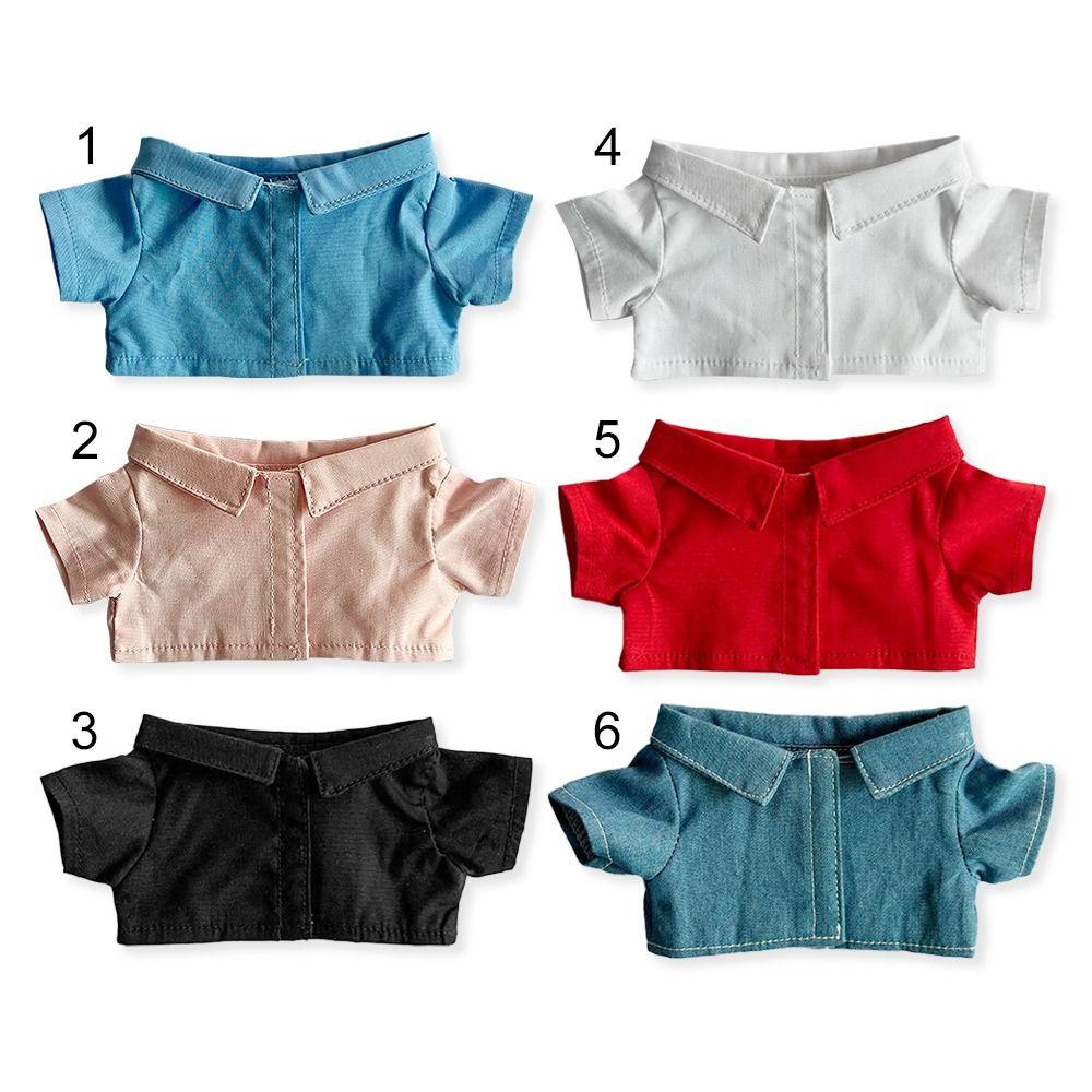 Fashion Clothes Accessories For 20cm Dolls Tops 20cm Dolls Shirt Handmade Shirt Cute Clothes