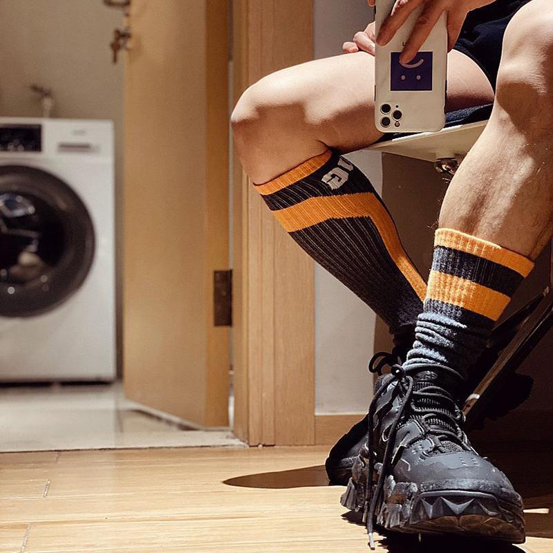 Socks Fashion Calcetines Hombre Meias High Tube Socks For Men Cotton Basketball Ropa De Hombre Sport Socks