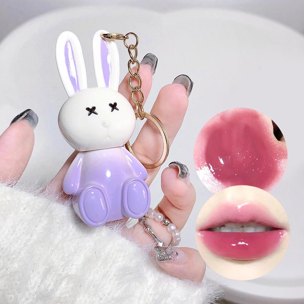GEGE BEAR Rabbit Lip Glaze, Matte Velvet Lip Clay Long-lasting Color Non-drying Lipstick