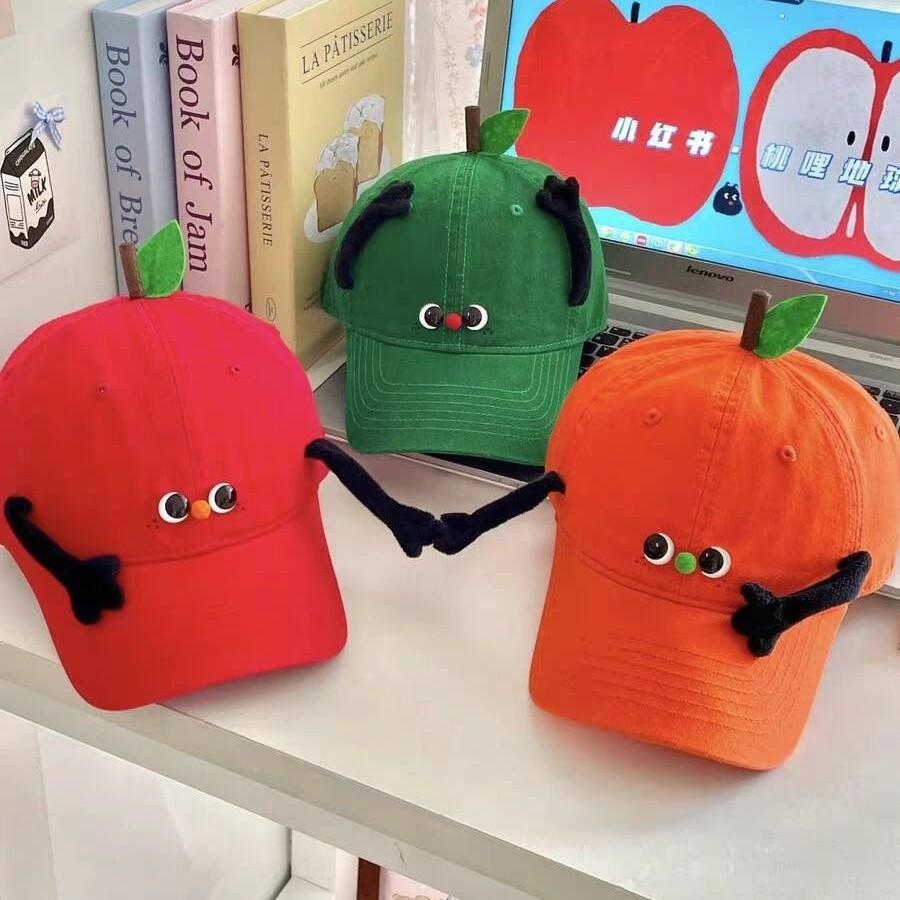 Fruit Hat Baseball Cap With Breathable Rabbit Fur For Kids And Teens