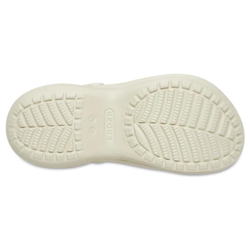 Crocs Women's Classic Bae Clog Bone Lightweight Comfort Slip On 206302-2Y2