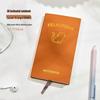 Fabric-Textured A6 Patterned Planner: Compact, Thickened Pocket Diary for Office and Business.