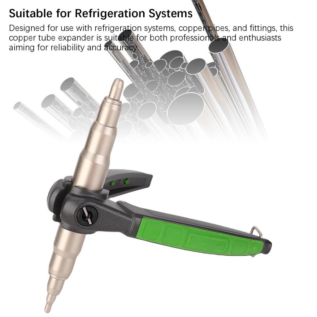 Copper Tube Expander Double Headed Multifunctional Hand Tube Expander for Refrigeration Systems Copper Tube Expander