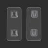Seamless Punch-free Self-Adhesive Plug Fixer Plug Sticker Socket Holder Transparent