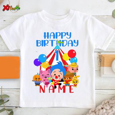 Sommer-Geburtstags-T-Shirt für Jungen, Kinderparty, Personalisierte Alters-Party für Kinder