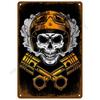 Retro Wall Art Bar Accessories Mancave Tin Sign Room Luxury Home Decor Item Decorations Metal Signs Vintage Metal Plates Posters