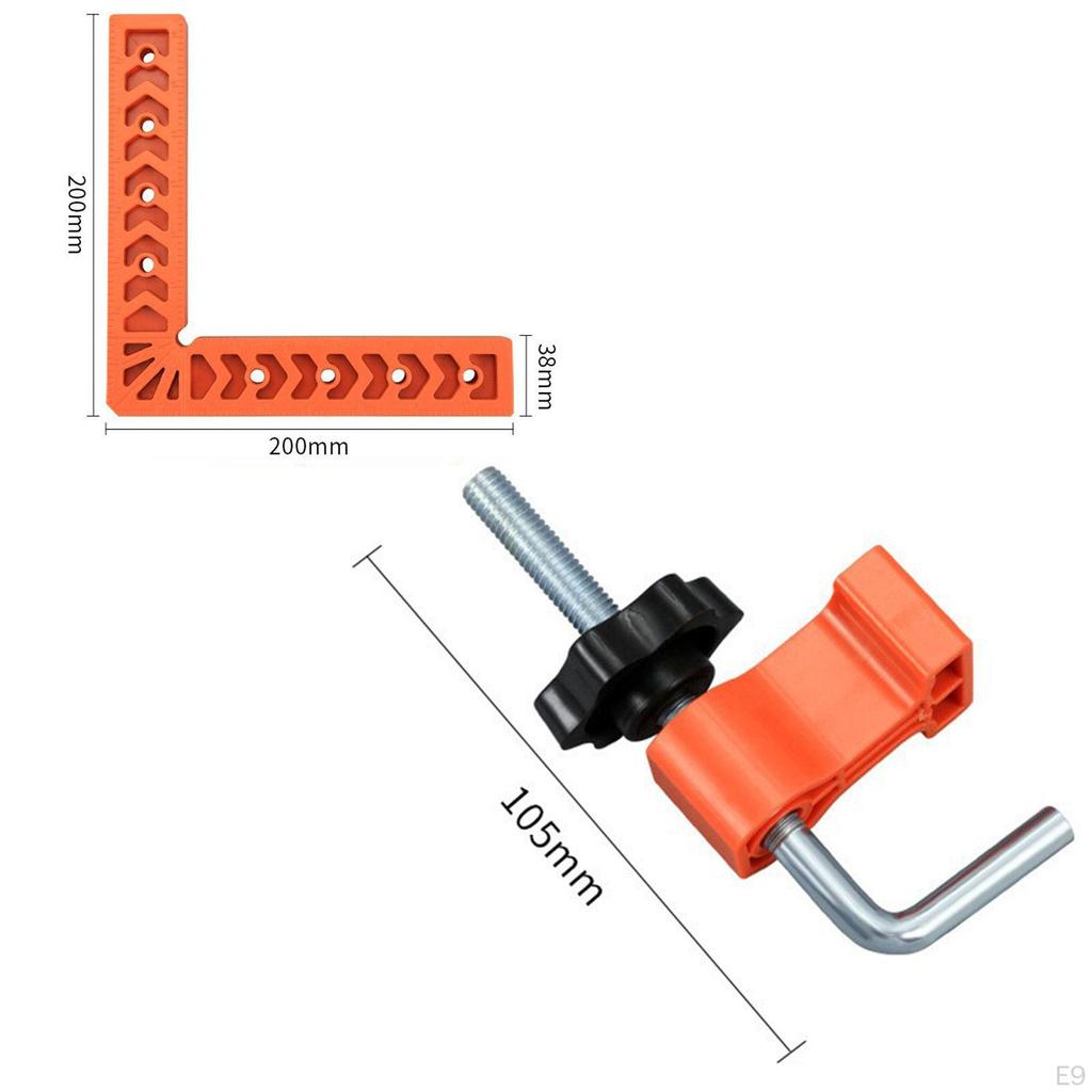 2 90 Degree Corner Clamp Carpentry Square Tool Positioning