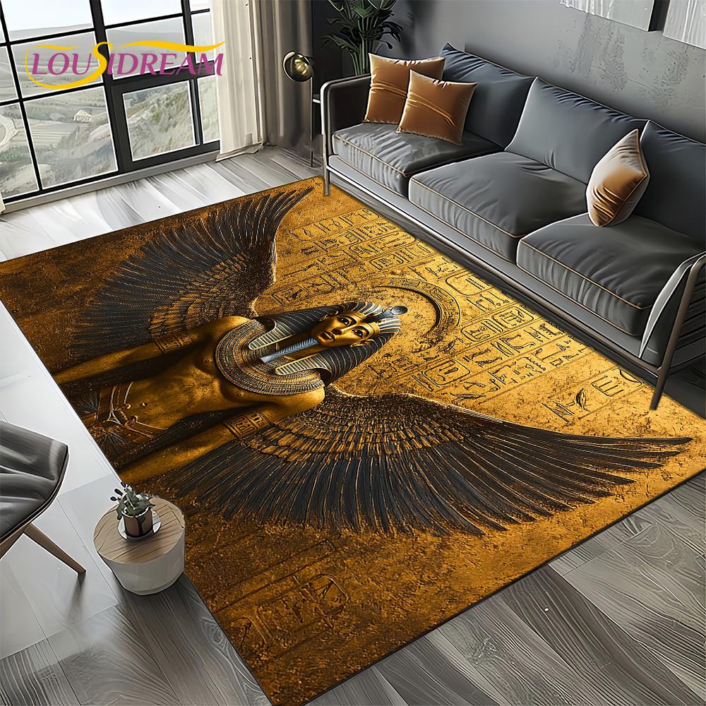 

Древний Египет Смерть Анубис Фараон Гор Мифология Ковер Коврик для Гостиной Спальни Дома Дивана, Ковер Нескользящий Коврик для Пола 40x60cm( 15x23in )