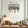 Decorative Wall Display Rack with Hooks for Awards Ribbons and Memorabilia