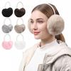 Protecting Ears Winter Plush Earmuffs Multifunctional Elegant Solid Color Fluffy Earmuffs