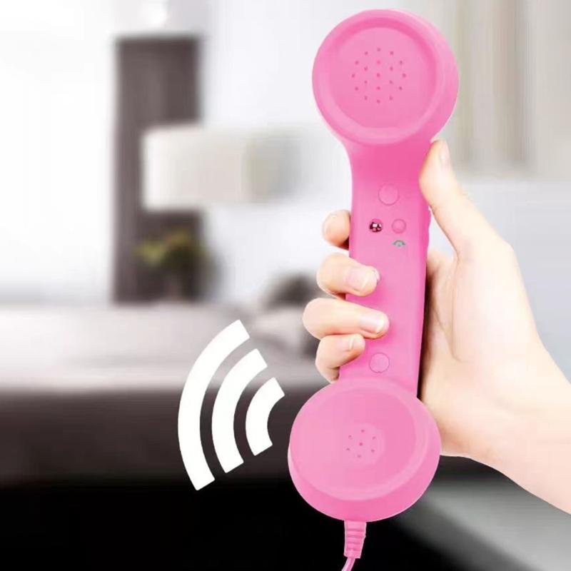 Ergonomic Comfort Lightweight ABS Type C Handset for Extended Use During Phone Calls and Music Playbacks