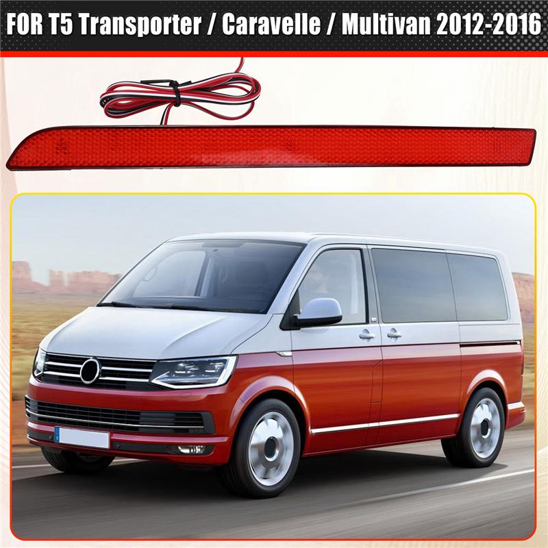 A28G-LED Rear Bumper Reflector Light Tail Signal Lamp For Transporter T5 2012 -2016 Caravelle Multivan