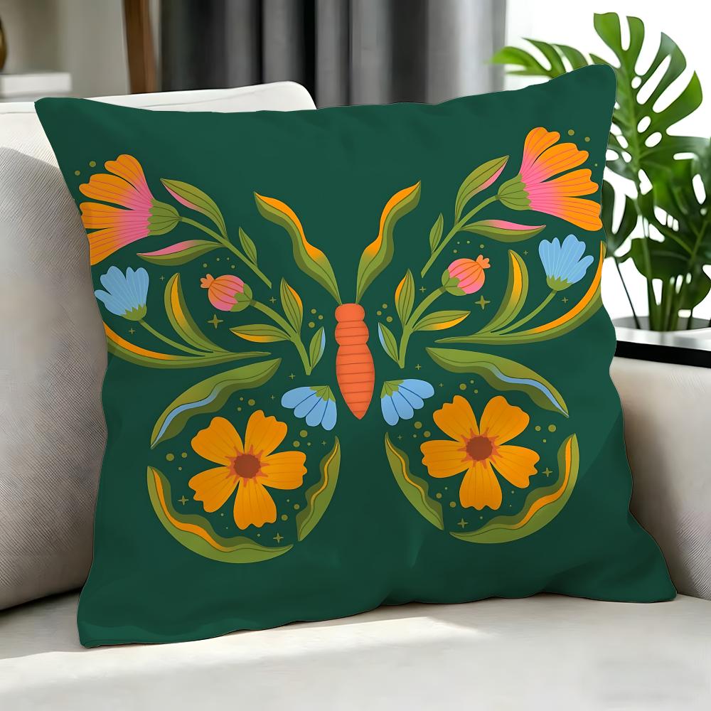 Animal Bbutterfly Cushion Cover Cushion Cover Set Pcs X X X Pillowcase Decorative Sofa Home Decor