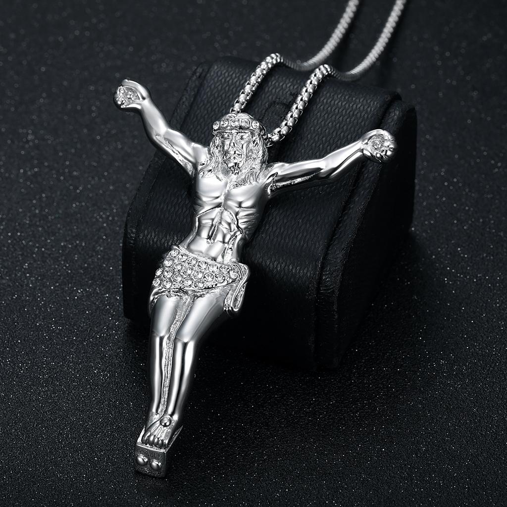 European and American New Jewelry, Gold-plated with Diamonds, Large Full Body God YS Pendant Necklace 2026