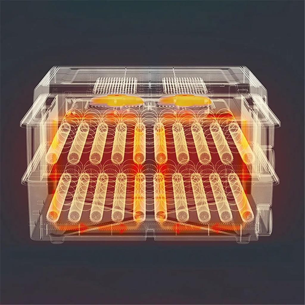 Intelligenter Elektrischer Inkubator Doppelte Leistung Automatisches Wenden Eier Hühner-, Enten-, Gänse-, Tauben-, Pfauen- Und Papageieneier-Inkubator