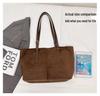 Korean-Style Trendy Mylar Women's Tote: Large Capacity, Versatile Commuter Shoulder Bag for Autumn/Winter