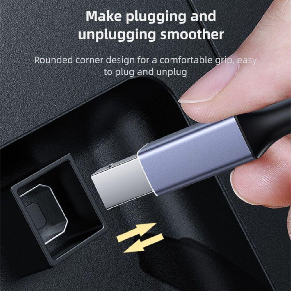 Male To Male Type-C Printer Cable Braided Nylon Scanner Wire for Epson/HP/Canon External Hard Drive