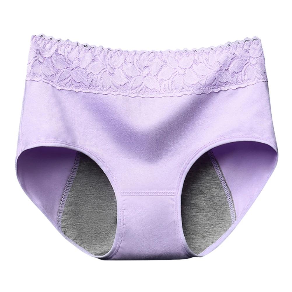 

Female Physiological Pants Leak Proof Menstrual Women Underwear Period Panties Cotton Health Seamless Briefs in The Waist Warm M&1pc