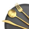 4 Pcs/Set Pure Matte Gold Dinnerware Knife 410 Stainless Steel Western Cutlery Durable Kitchen Food Tableware Dinner Set