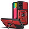 Carcasă Armură Rezistentă la Șocuri Pentru Samsung Galaxy M52 M32 M22 M51 M23 M33 M62 M12 F23 5G Fereastră Glisantă cu Buton Inel Magnetic Carcasă Cover
