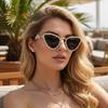 Rhinestone Cat Eye Sunglasses: European & American Street Style for Trendy Personalities