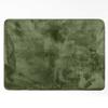 Tapis Doux en Microfibre - Vert Uni - Antidérapant - Confort et Déco - 120 x 170 cm