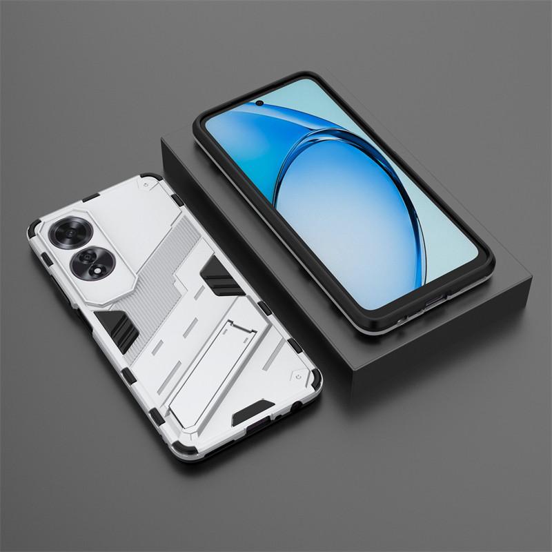 

For OPPO A60 Case For OPPO A60 4G Cover Luxury Armor PC Bumper Shockproof TPU Silicone Protective Phone Back Cover For OPPO A60 OPPO A60 белый