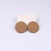 Pinkdudu Candy Color Round Acrylic Stud Earrings Color Sprayed Earrings Cute Simple Casual Earrings PD2232