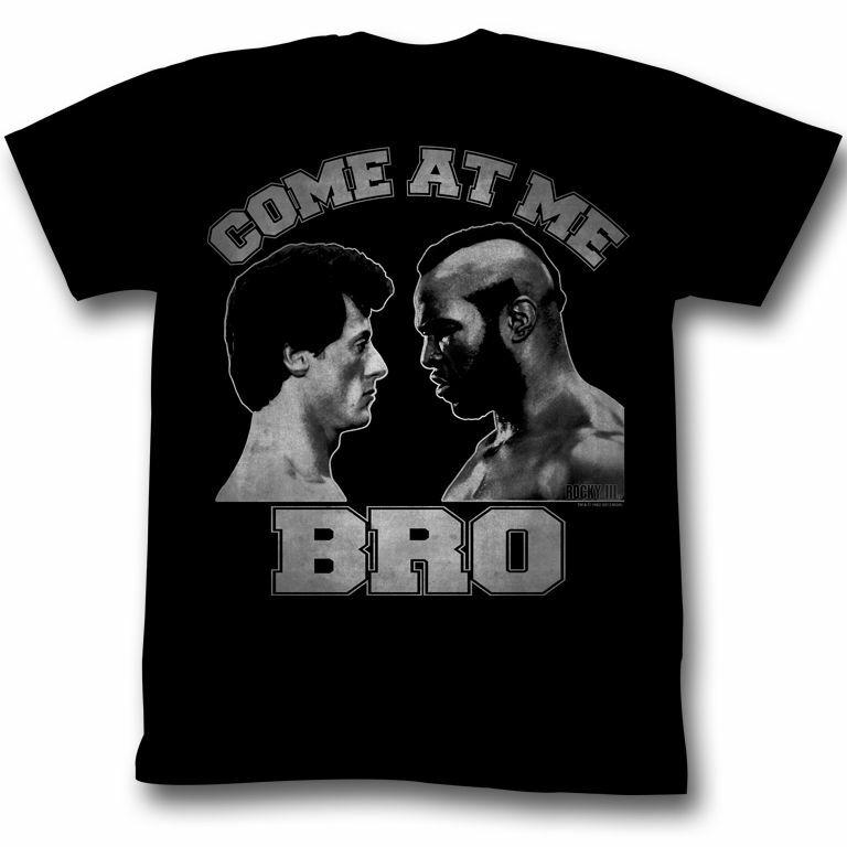 Rocky Come At Me Black T-Shirt XL