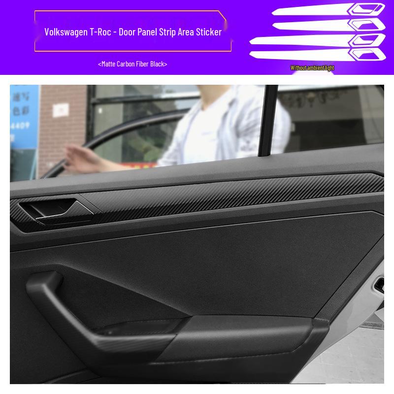 18-21 Volkswagen T-Roc Starry Sky Interior Stickers for Console & Gear Lever