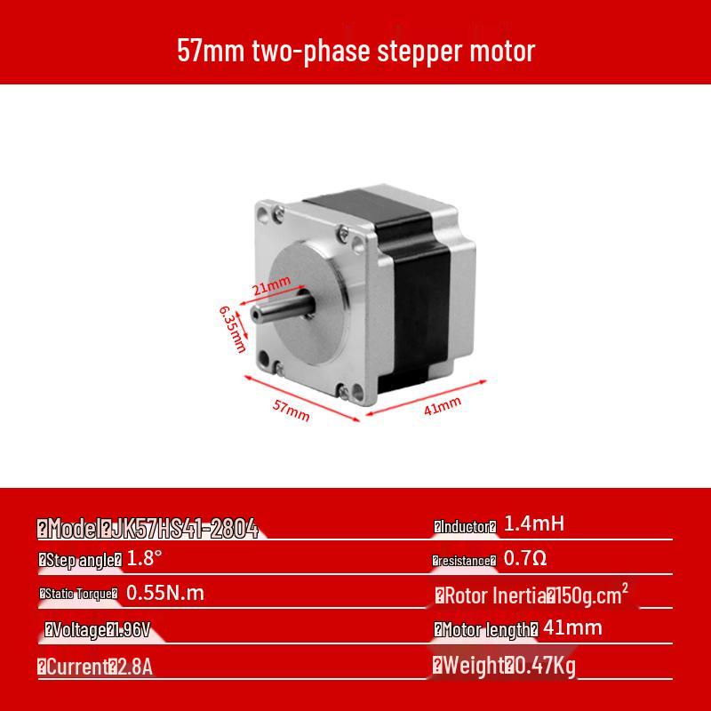Stepper Motor for 3D Printer, Two-Phase, Sizes 35/39/42/57/60/86 - Miniature Automation Equipment
