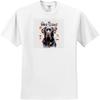 3dRose, Cute Black Labrador Retriever Thanksgiving Dog and Turkey Humor, Youth T-Shirt Med(10-12)