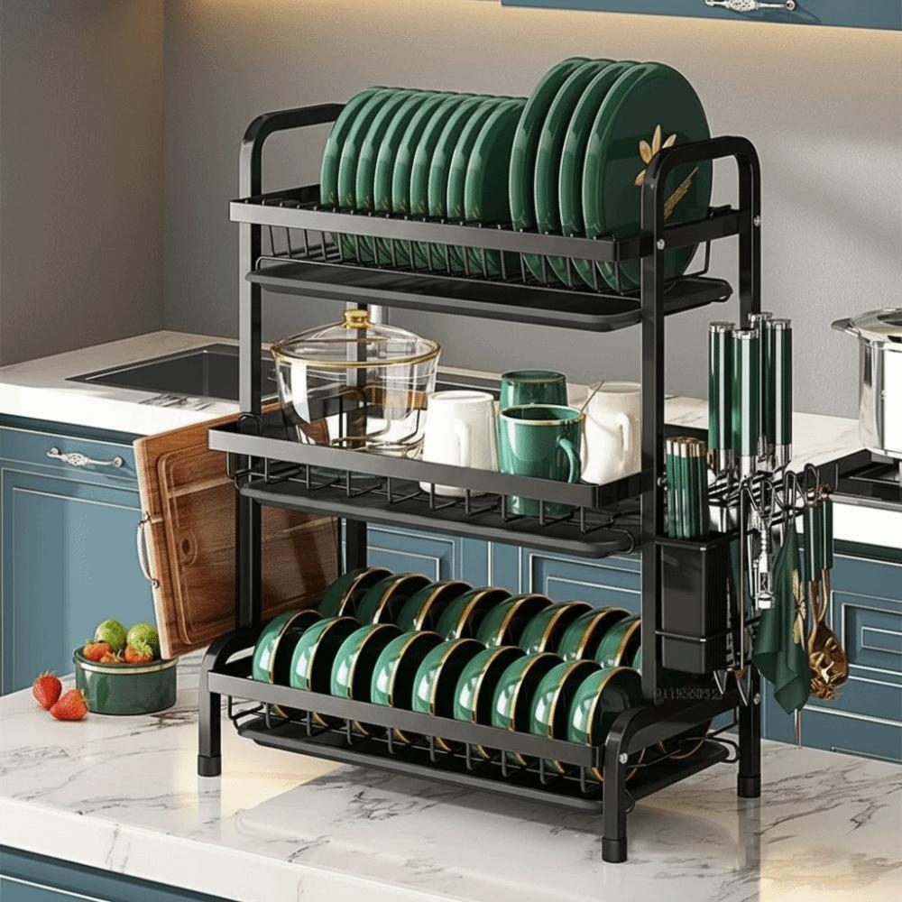 Multi-layer Structure Multi-layer Dish Drying Rack Daily Kitchen Use