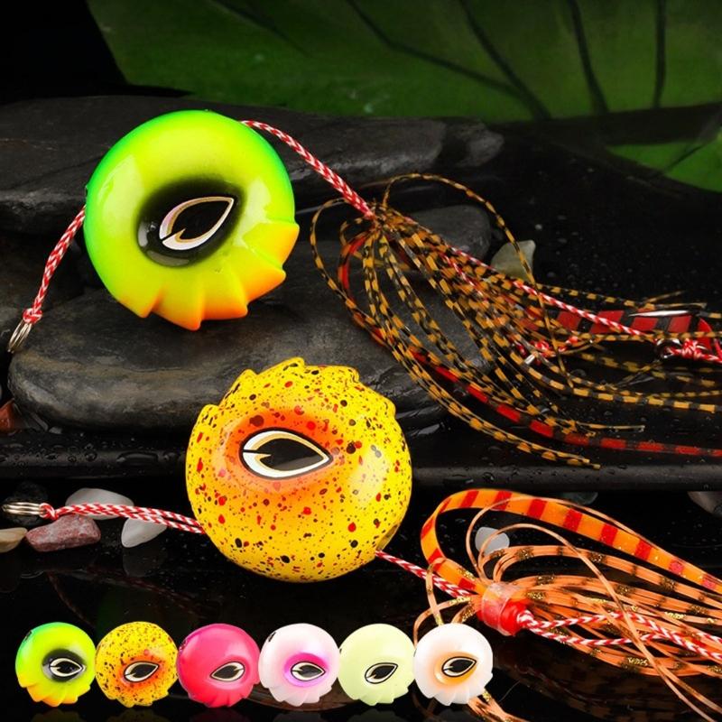 Sliding Kabura Jig for Snapper Fishing Accessories Kabura Jig Head with Hook Artificial Jigging Fishing Lure Baits