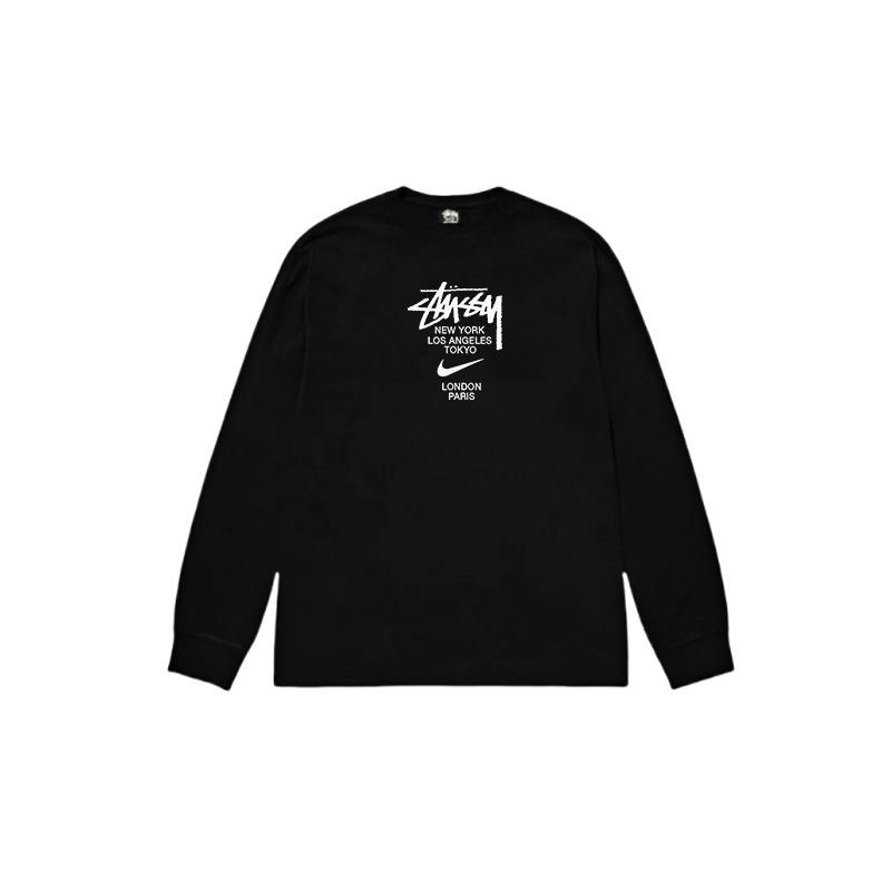 STU SS25 dice printing long-sleeved t-shirt for men and women of the same style, spot classic
