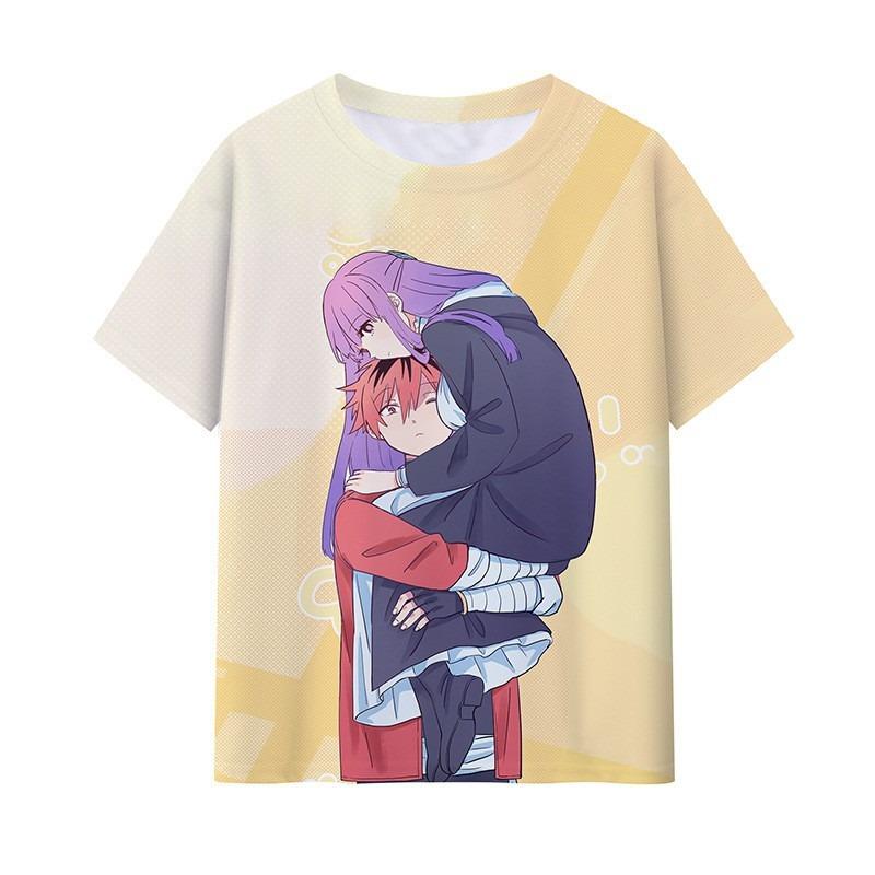 3D Cartoon Print Tshirts Men Short Sleeve Plus Size Crew Neck Novel Tee Shirts Streetwear Mens Vintage T Shirt
