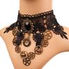 Vintage Lace Gothic Steampunk Collar Choker Pendant Necklace Charm Jewelry Gift